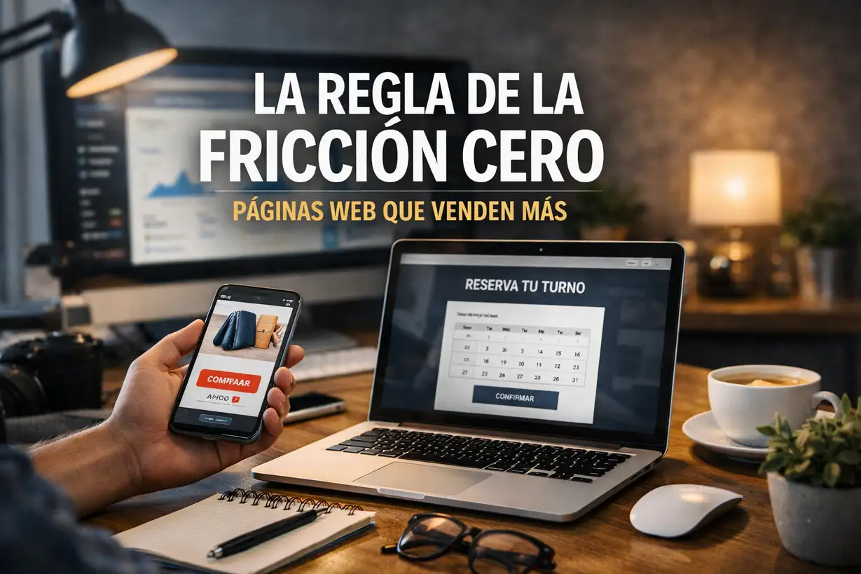 La Regla de la Fricción Cero — Páginas web que venden más