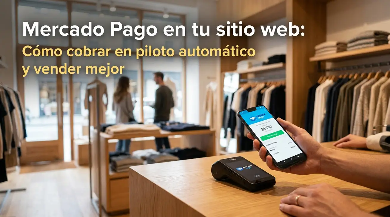 Mercado Pago en tu sitio web: cómo cobrar en piloto automático y vender mejor